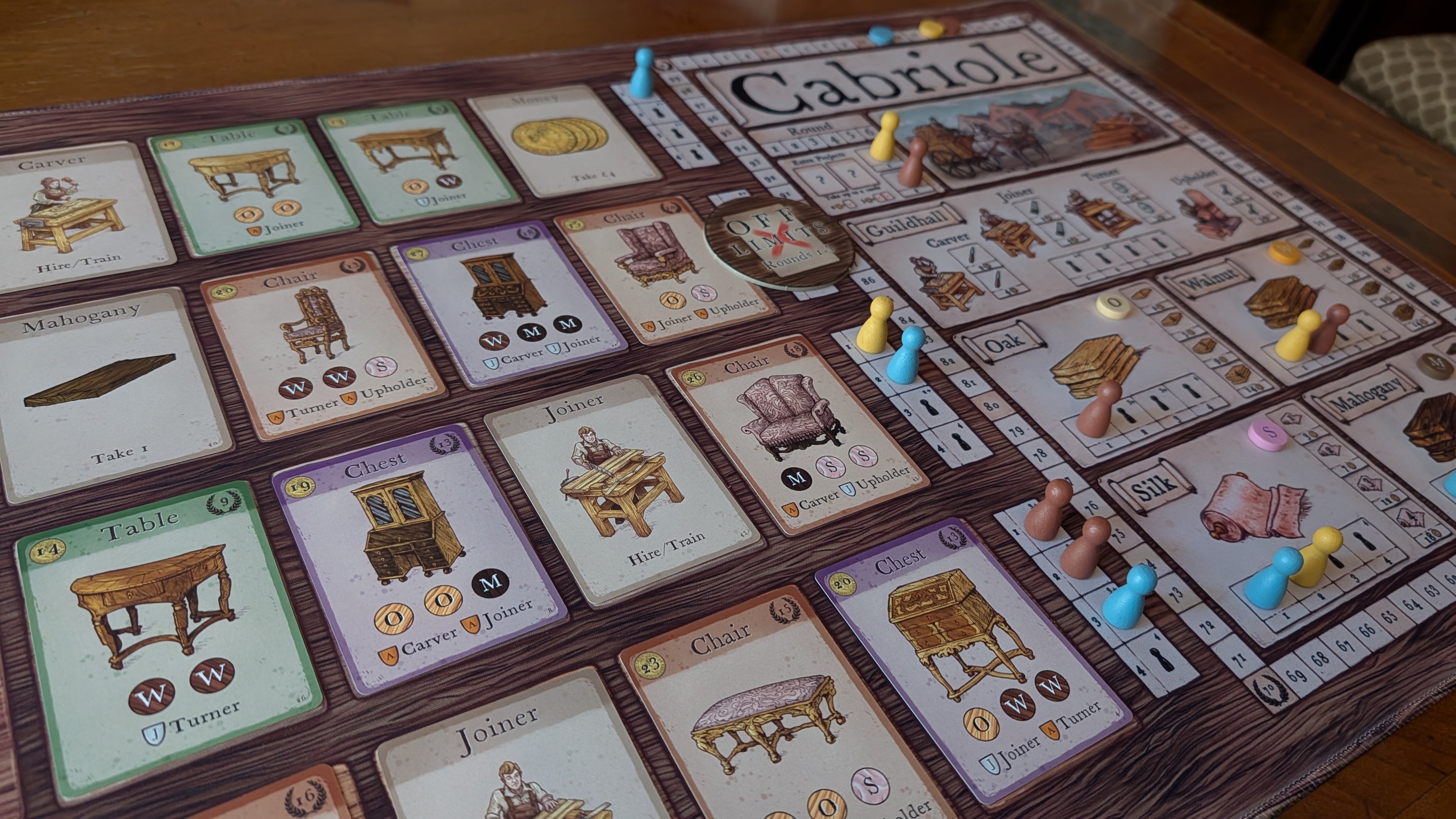Cabriole: Boxed Neoprene Game Mat