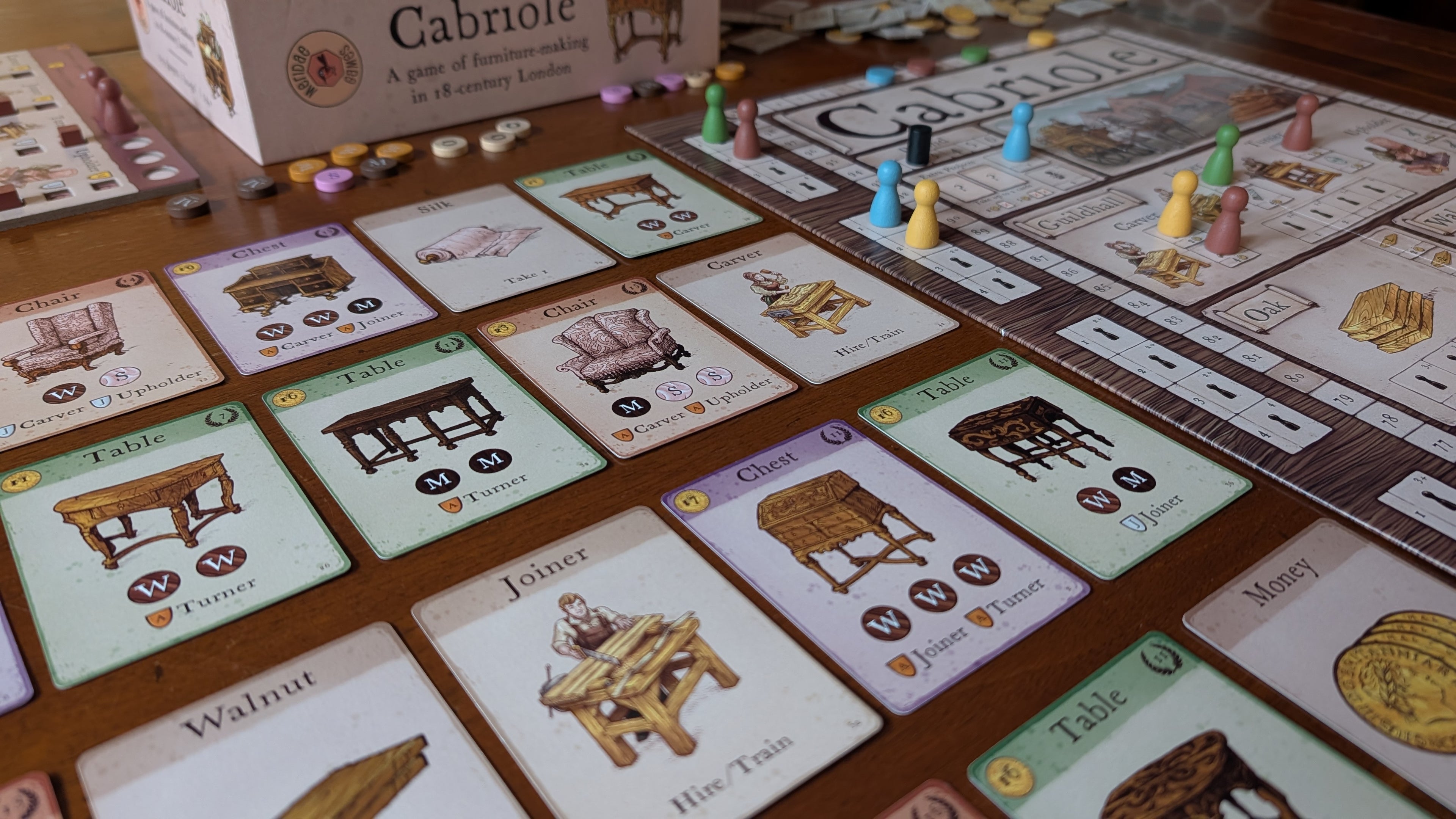 Cabriole: A Game of Furniture-Making in 18th-Century London